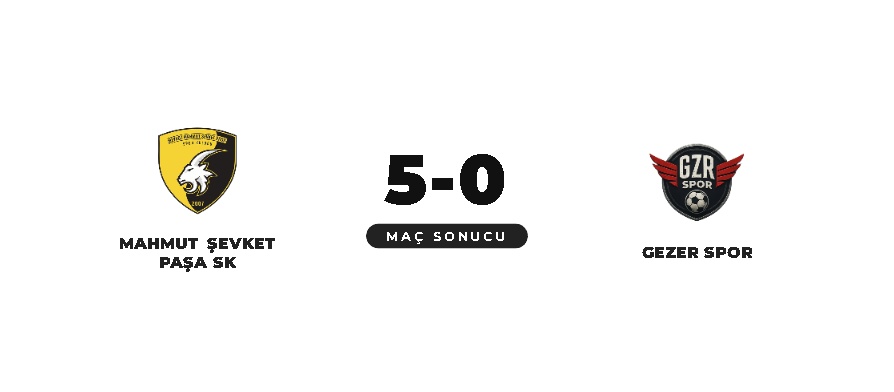 Mahmut Şevket Paşa SK Taraftarlarını Sevince Boğuldu (5 - 0)